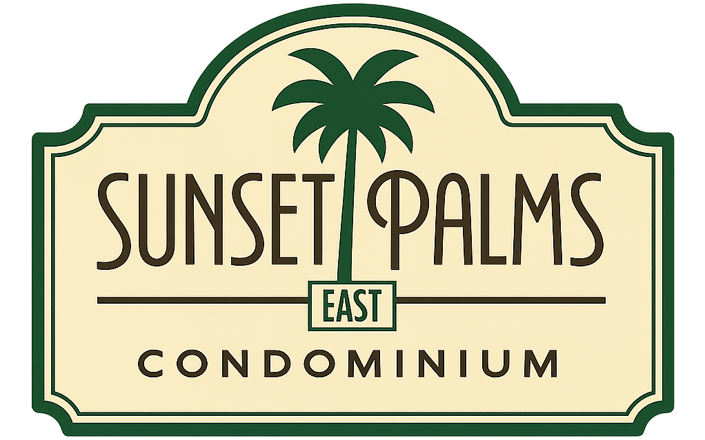 Sunset palms
