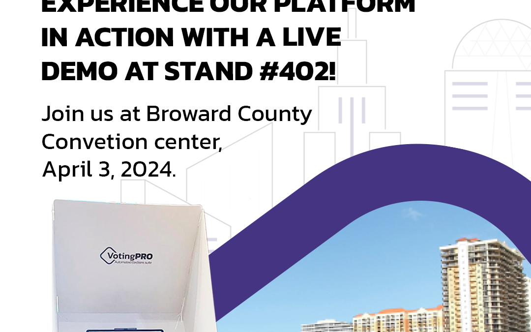 Join VotingPRO at the Broward Condo & HOA Expo!