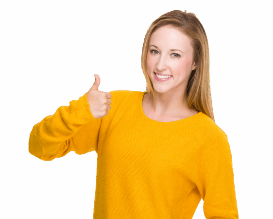 Happy woman