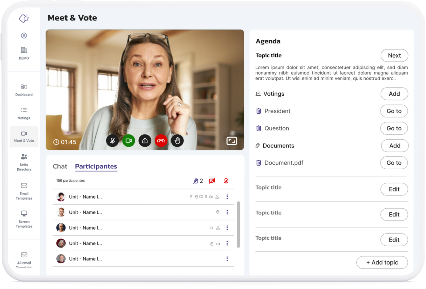 HOA's voting