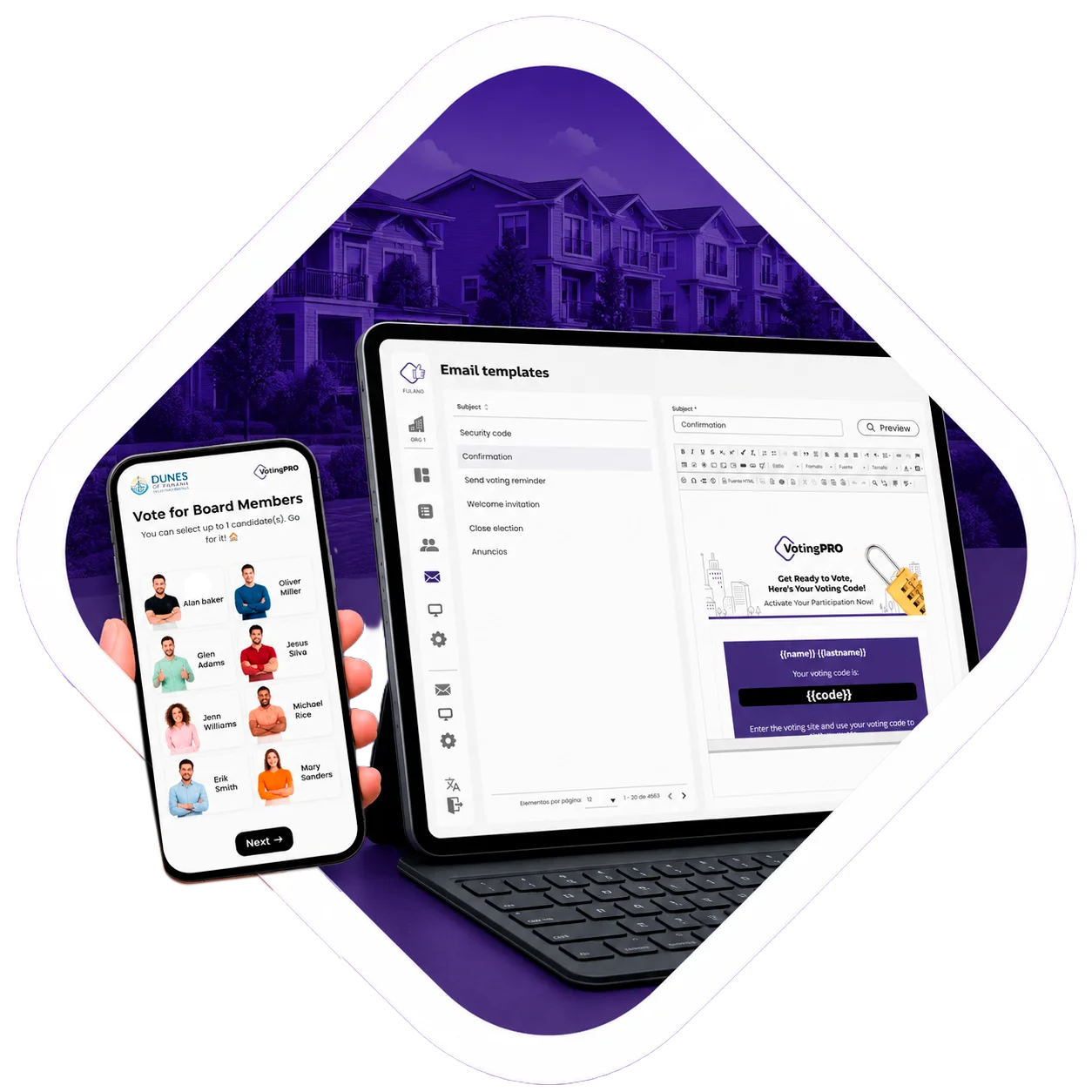 HOA Voting Software