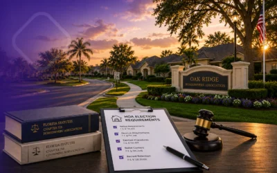 Florida HOA Voting Rules: What Boards Need to Know