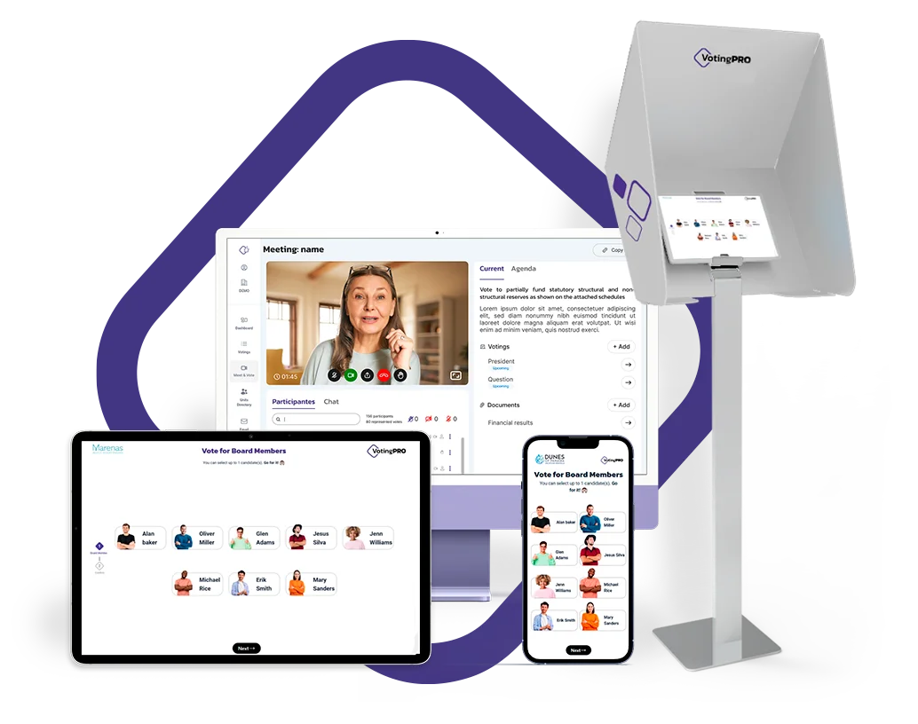 HOA and condo online voting services SUITE