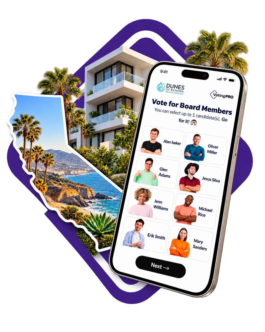 California HOA online voting on VotingPRO